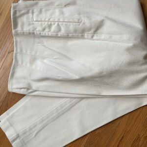 Beige pants high rise